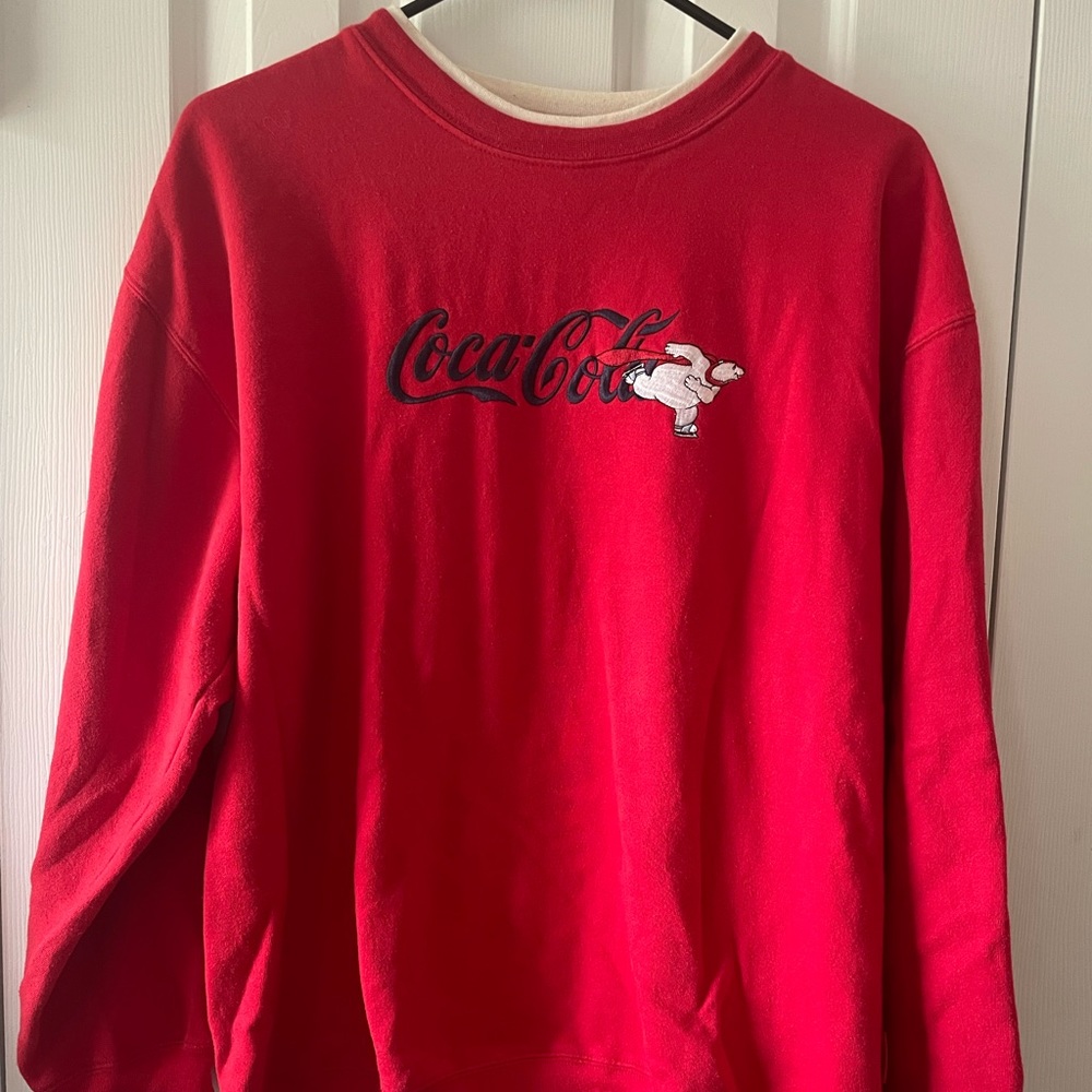 Vintage Coca Cola crew neck sweat shirt